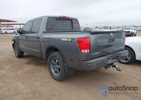 2014 Nissan Titan Pro-4X from USA, damaged, VIN 1N6BA0EC8EN504876